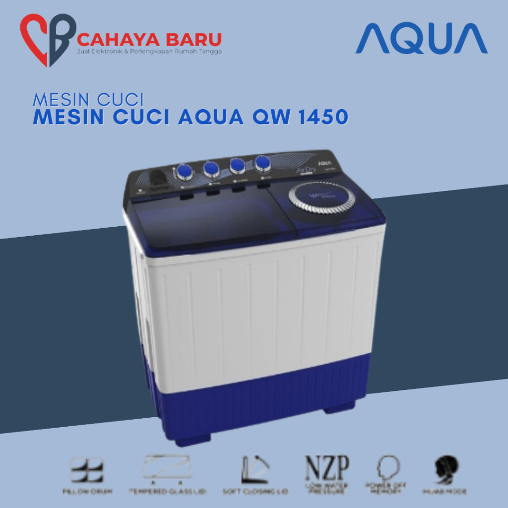 MESIN CUCI AQUA QW 1450
