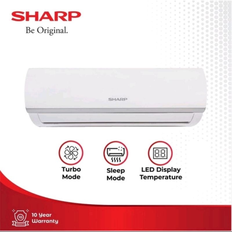 SHARP AC 2 PK STANDART AH-A18ZCY JABODETABEK KARAWANG PURWAKARTA