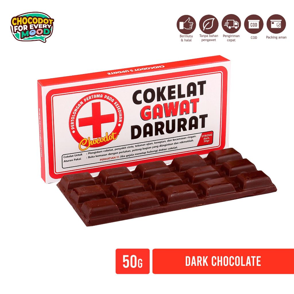 

Coklat Chocodot Mood Series Gawat Darurat 50gr