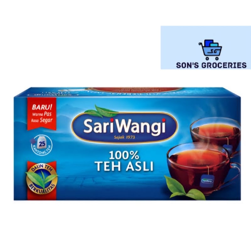 

Sariwangi Teh Celup Hitam Asli Isi 25