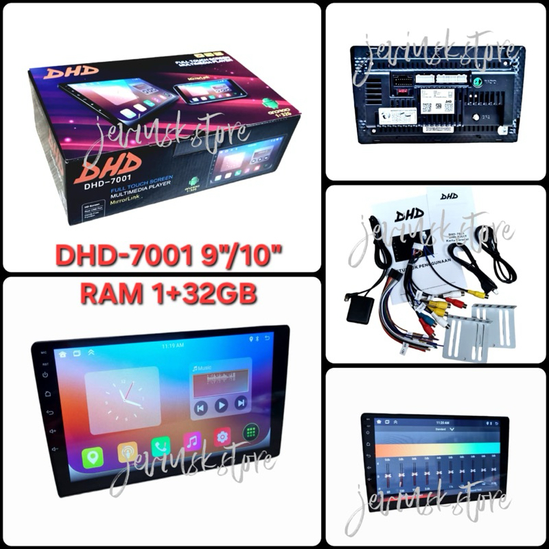 HEADUNIT ANDROID 9” / 10” DHD-7001 RAM 1+32GB