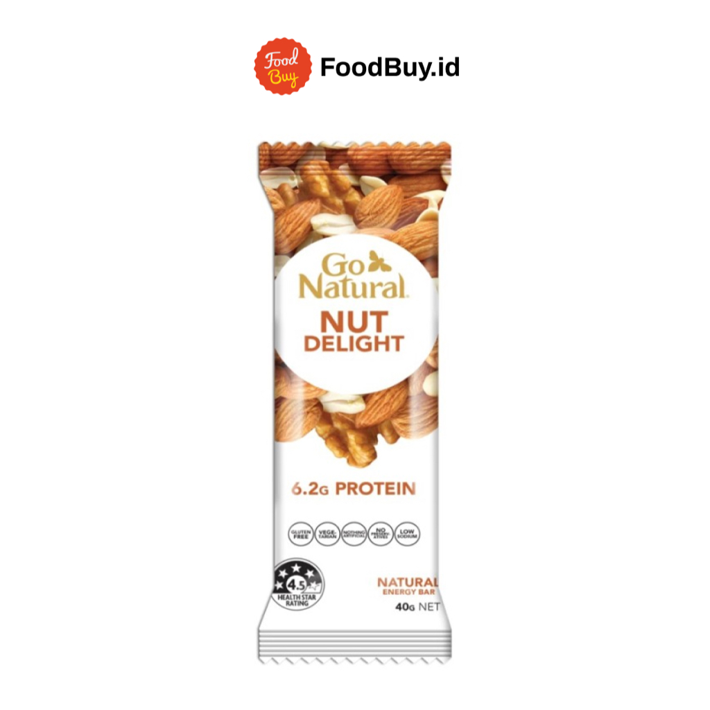 

Go Natural Snack Bar Sereal Sehat Tinggi Serat Nut Delight 40 gr