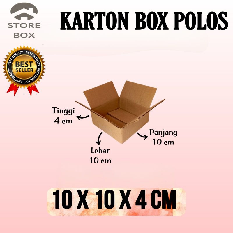 

kardus polos UK 10x10x4 kardus kecil kardus packing