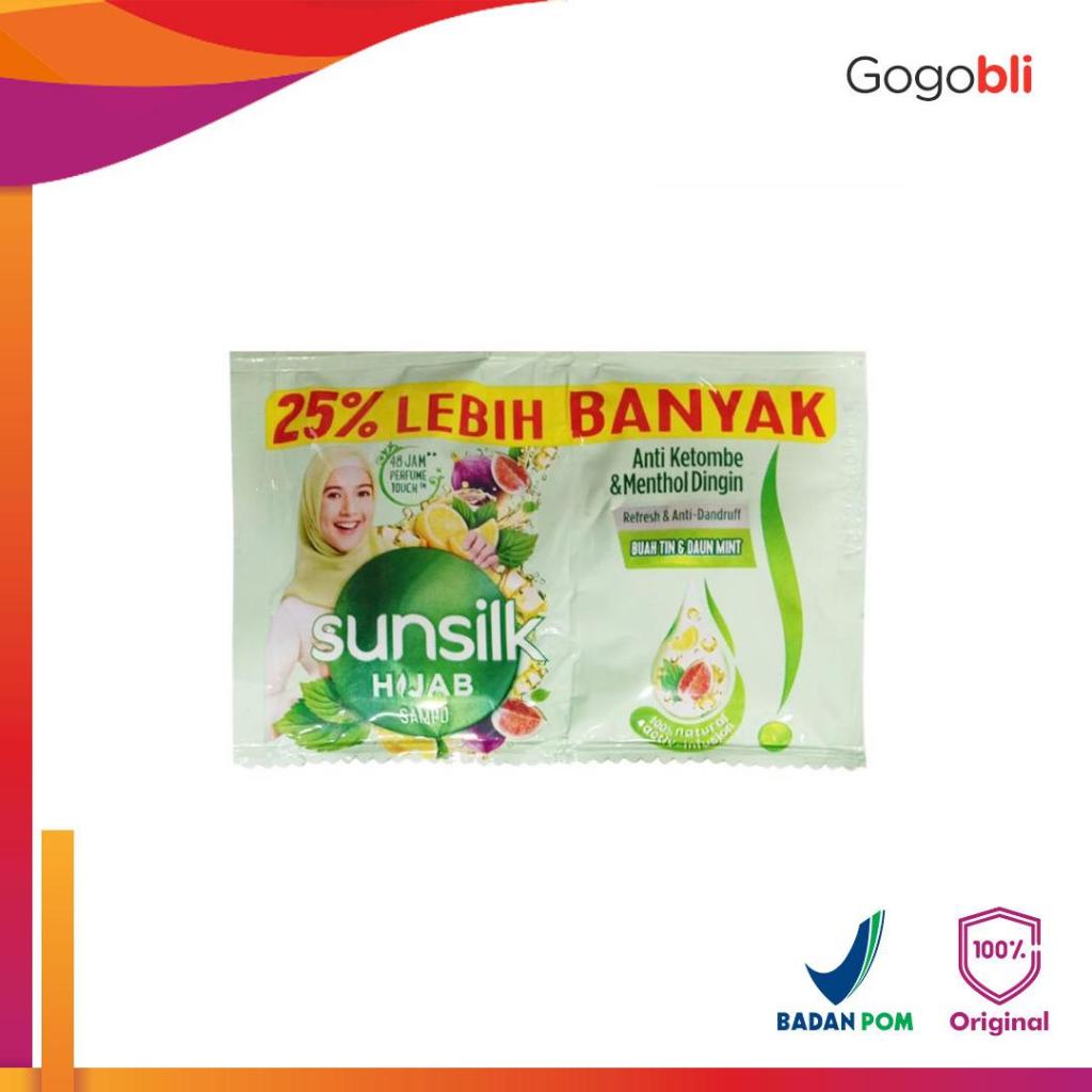 Sunsilk Shampoo Hijab Anti Ketombe & Menthol Dingin Sachet 9ml