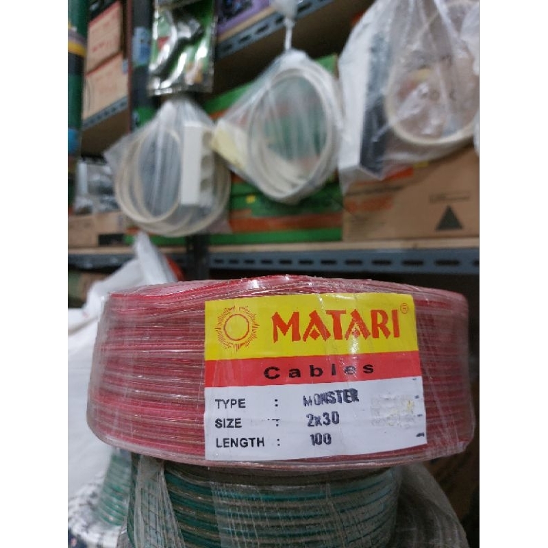 1 ROLL KABEL AUDIO MATARI 100yard