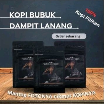 

Kopi Bubuk Dampit Lanang 100gram Organik Alami