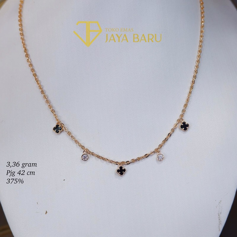 kalung borju rumbai van cleef cat mata variasi