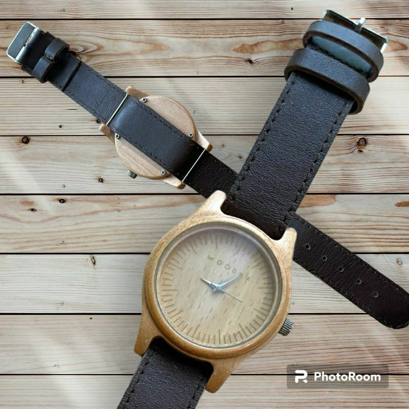 Jam tangan woodka mini loca original second