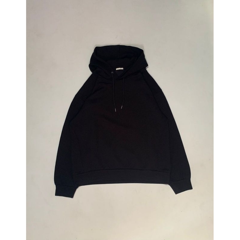 Hoodie GU Scuba Hitam