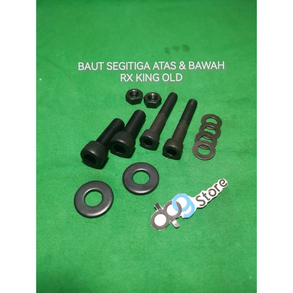 BAUT SEGITIGA T ATAS BAWAH RXKING RX KING RXK NEW OLD L BAJA HITAM