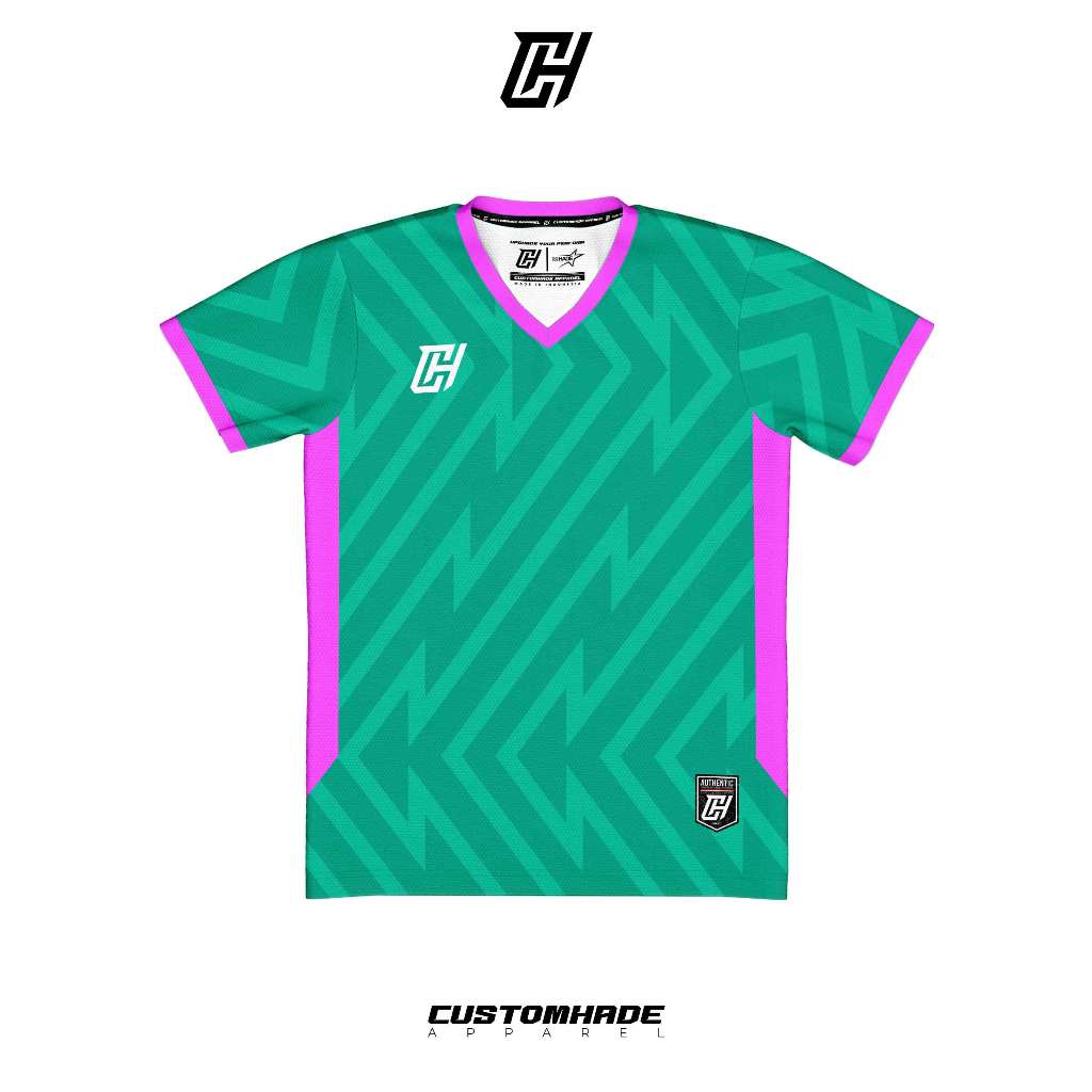 CH Jersey Futsal Olahraga Pria dan Wanita Ziza Green Pink