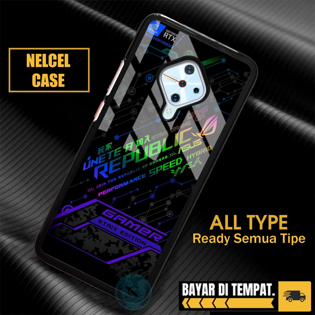 Nelcel Case Vivo S1 PRO Y20 Y20i V19 Y30 Y50 V17 Pro S1 Pro V15 Pro Z1 Pro Back case Tempered Hard c