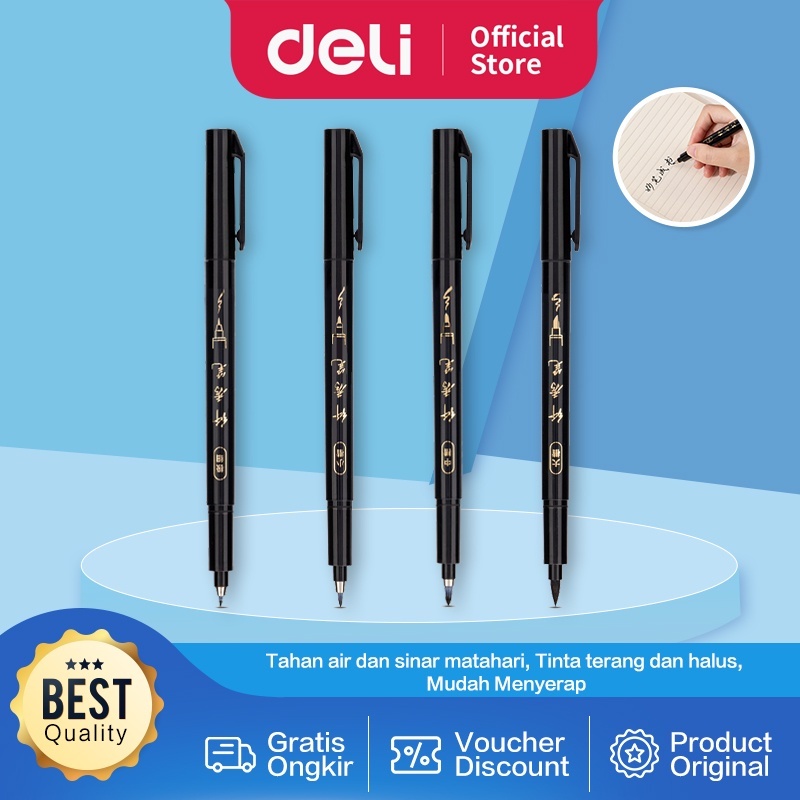 

Deli Calligraphy Pen / Pulpen Pena Kaligrafi Tebal dan Mudah Menyerap 75514