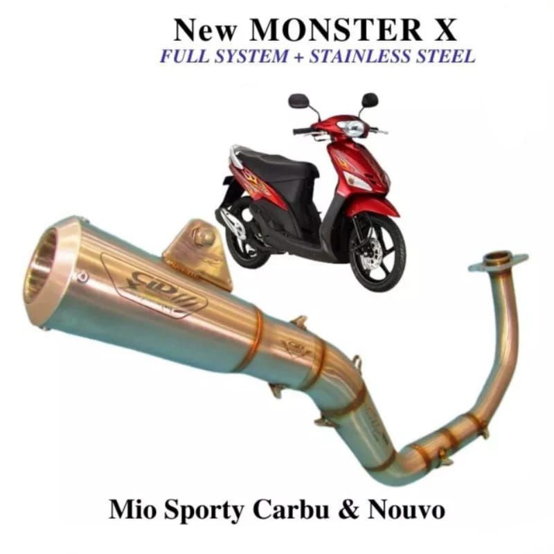Cld x monster series matic yamaha mio sporty karbu