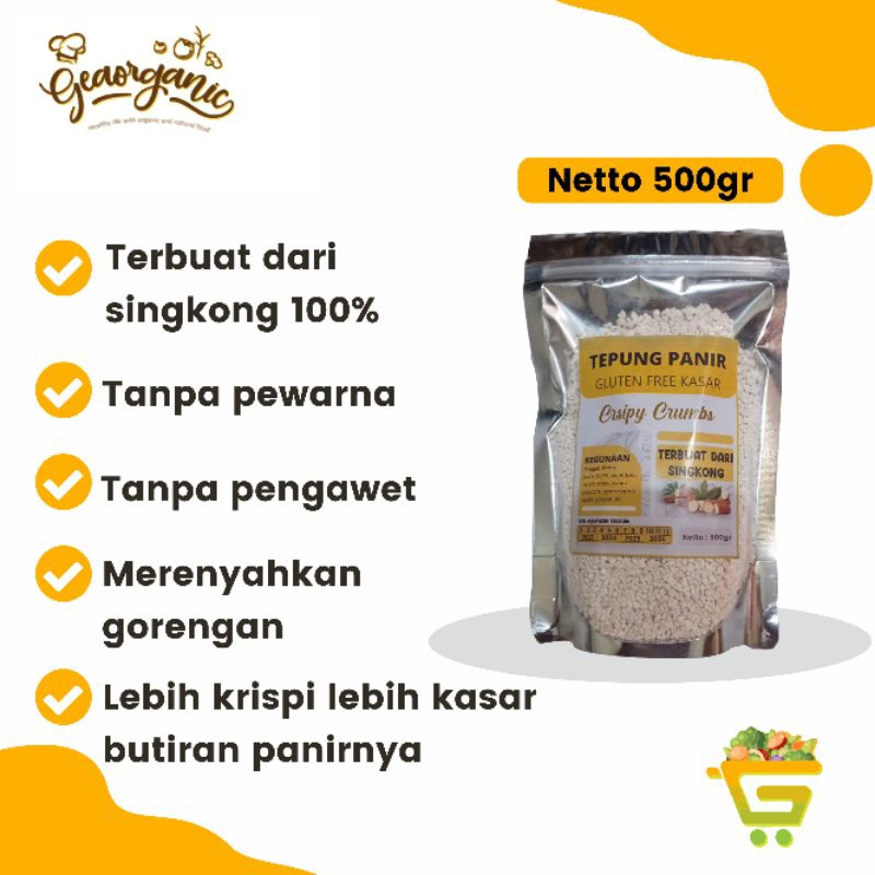 

Tepung Panir Kasar Crispy Crumb 500gr