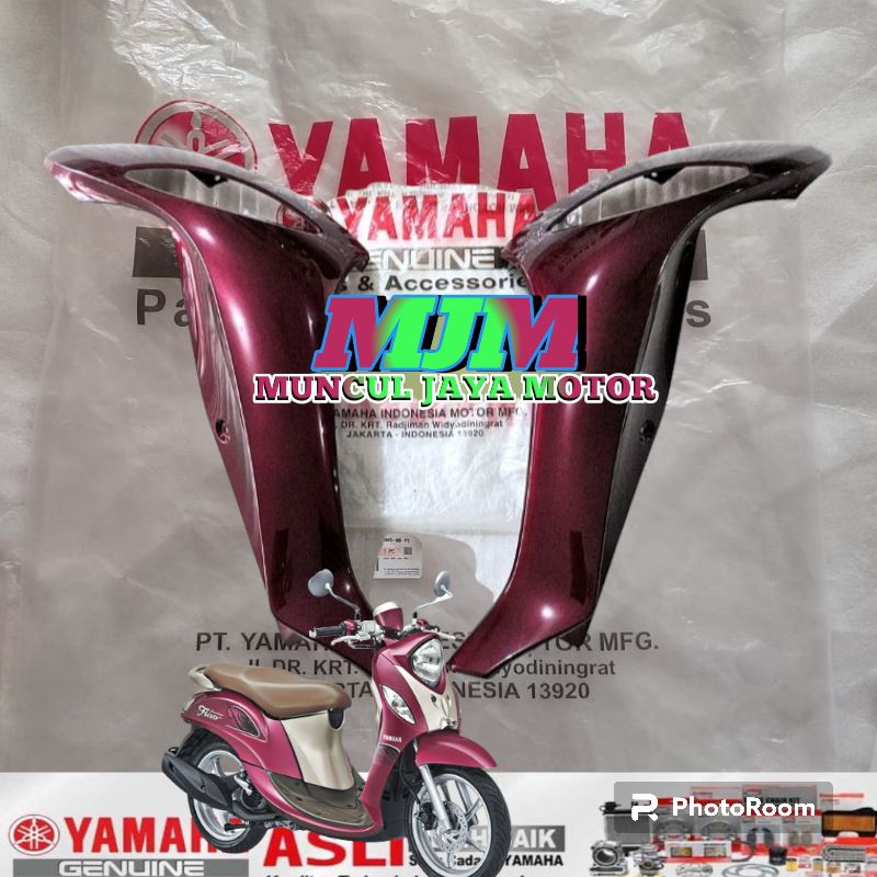 SAYAP BODY DEPAN SAMPING SAYAP KANAN KIRI UNGU TUA METALIK MIO FINO FI 115 125 ORIGINAL YGP