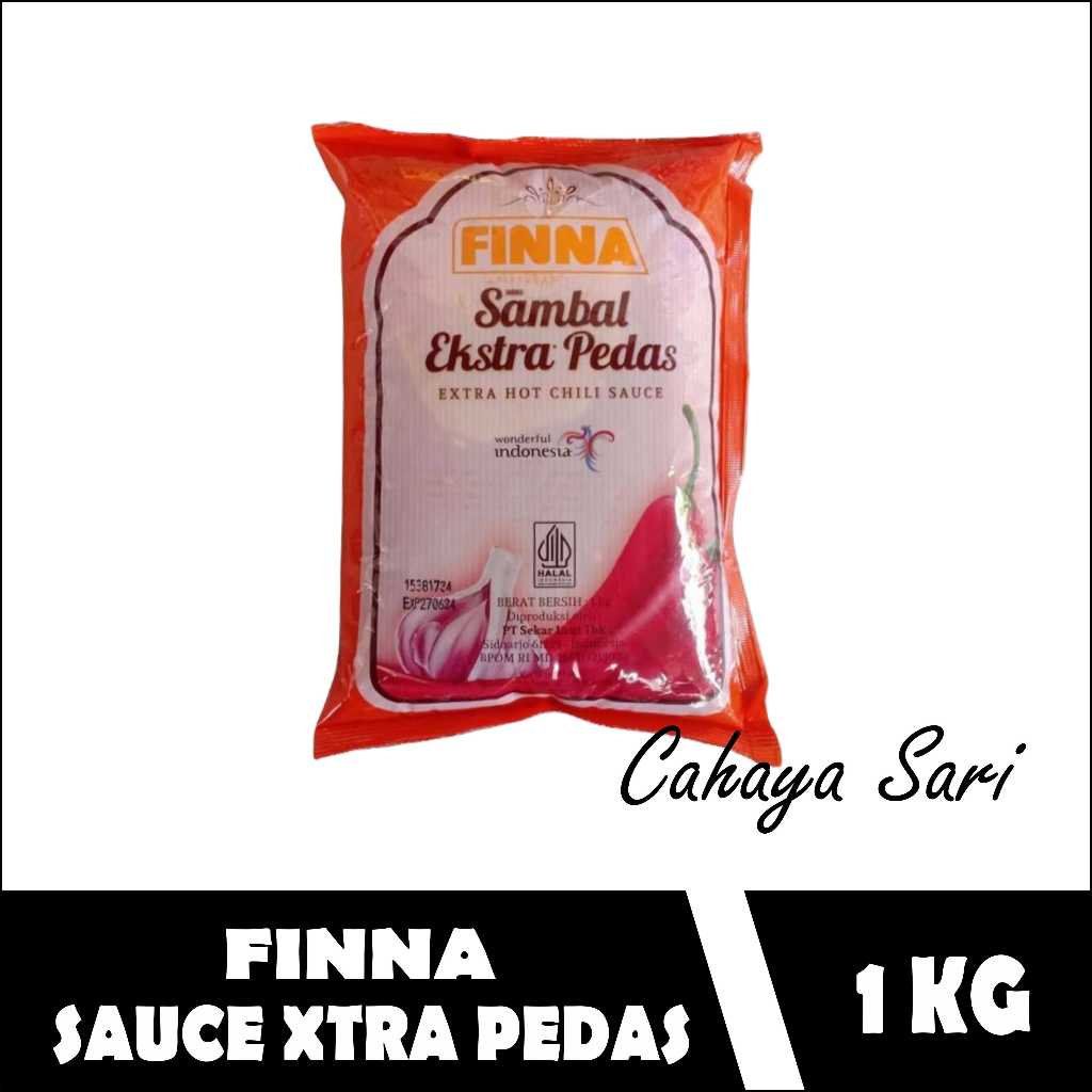 

Finna Saus Sambal Ekstra Pedas 1kg