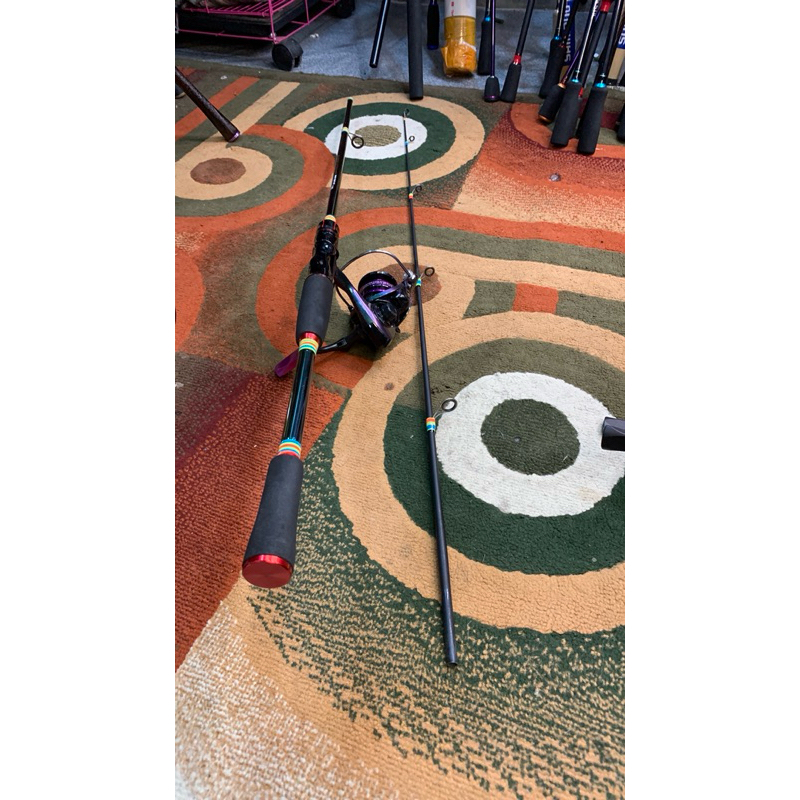 joran medium set Reel bc dan Spining set3000