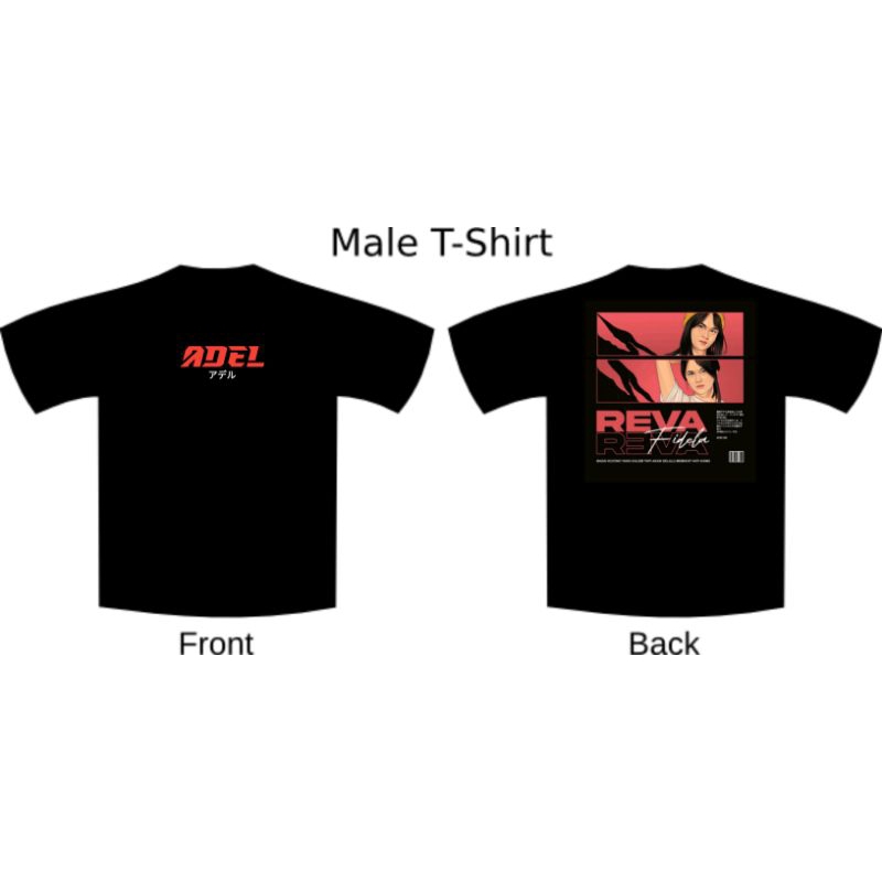 Kaos Distro Adel Jkt48/Kaos Jkt48/kaos distro jkt48/Kaos motif Adel