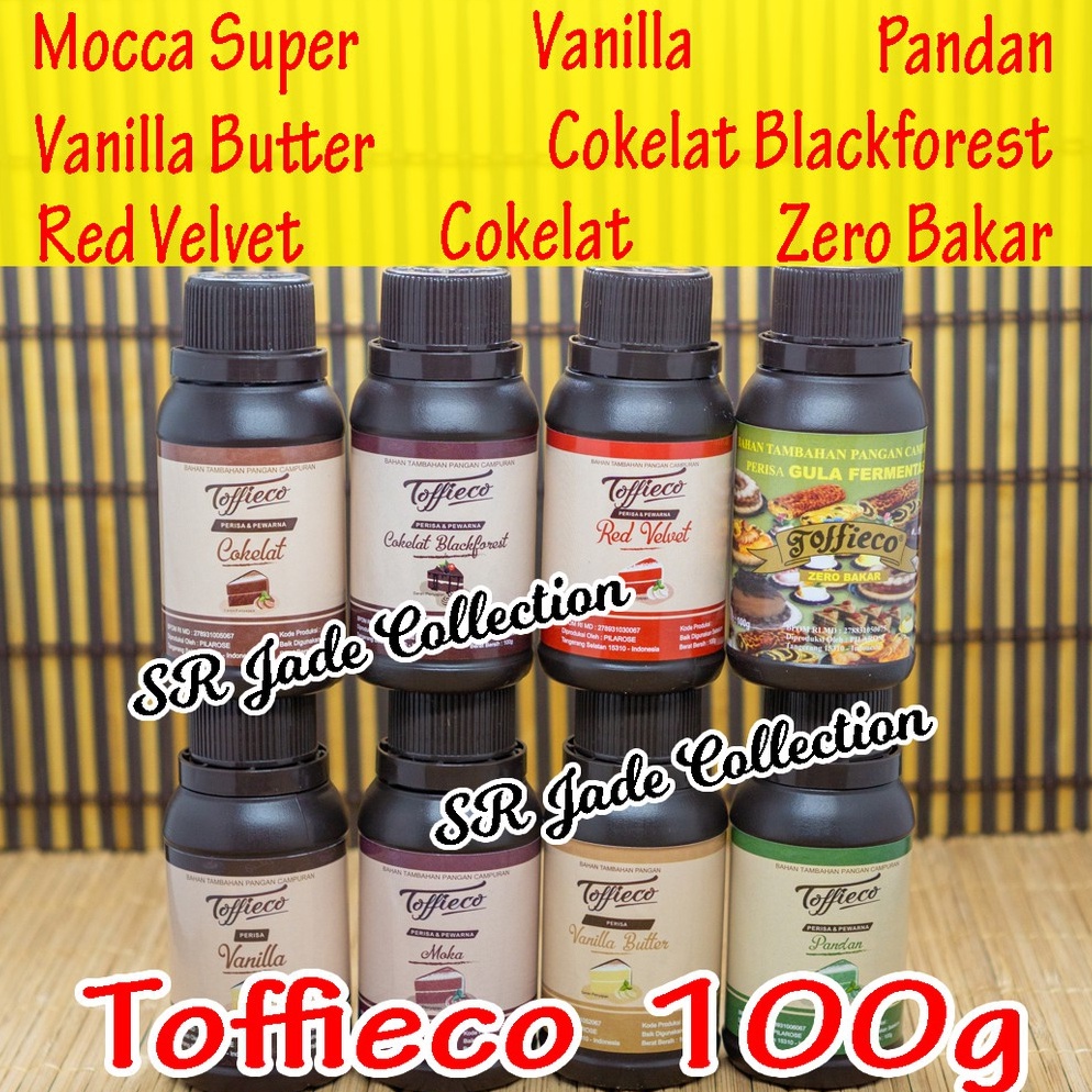 

COD TERMURAH Toffieco Pasta 1 gr Tofieco Mocca Super Moka Tofico Vanilla Butter Pandan Zero Bakar Coklat