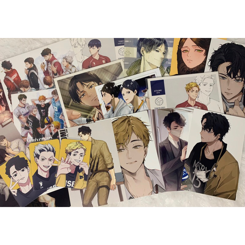 photocard postcard neppuri fanmerch haikyuu