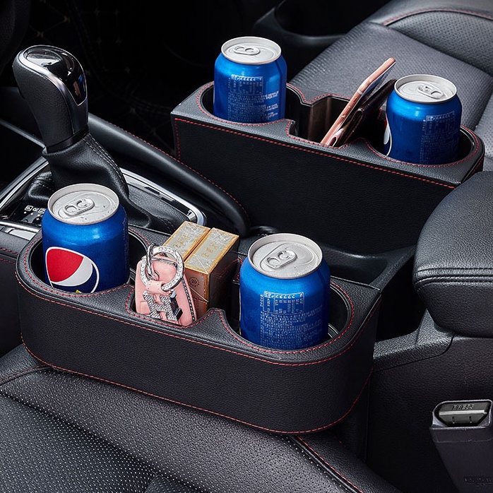 Ready Front Seat Car Organizer Premium Rak Samping Mobil Gap Storage Kursi Jok Mobil Botol Gelas Mul
