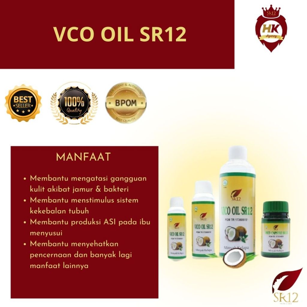 

BEST SELLER IMUN BOOSTER DAYA TAHAN TUBUH VIRGIN COCONUT OIL MINYAK KELAPA MURNI BPOM VCO SR12