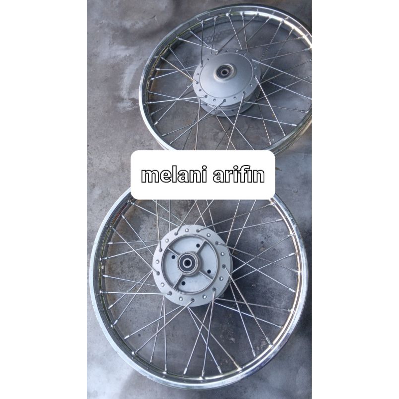 velg set tromol honda astrea grand legenda original