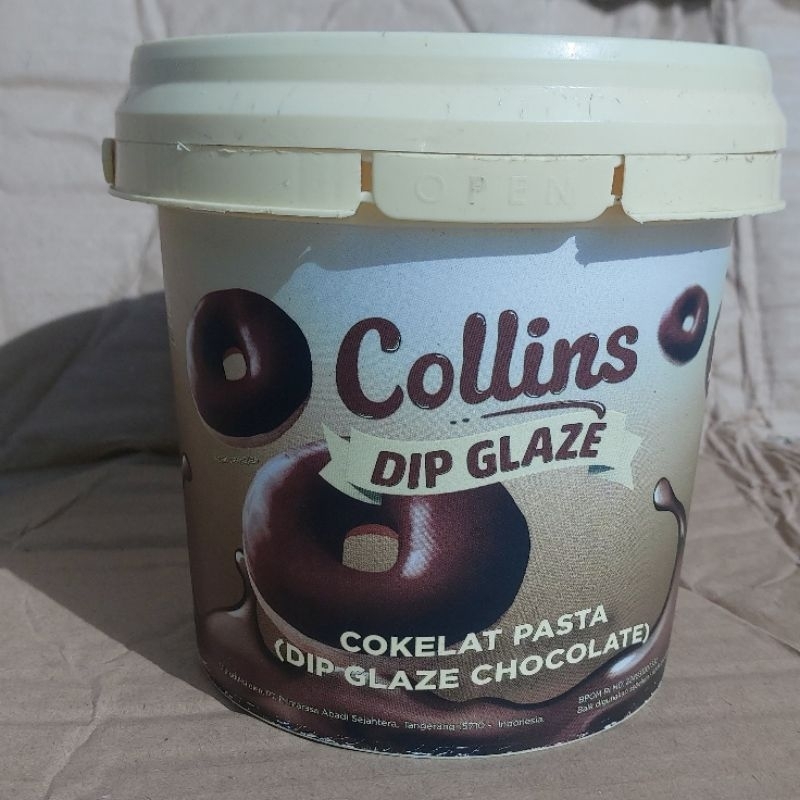 

collins dip glaze coklat 1 KG (lombok timur)