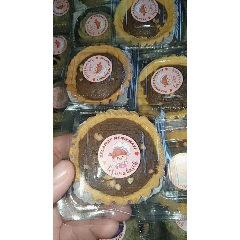 

KUE PIE BROWNIES, COKLAT, SUSU