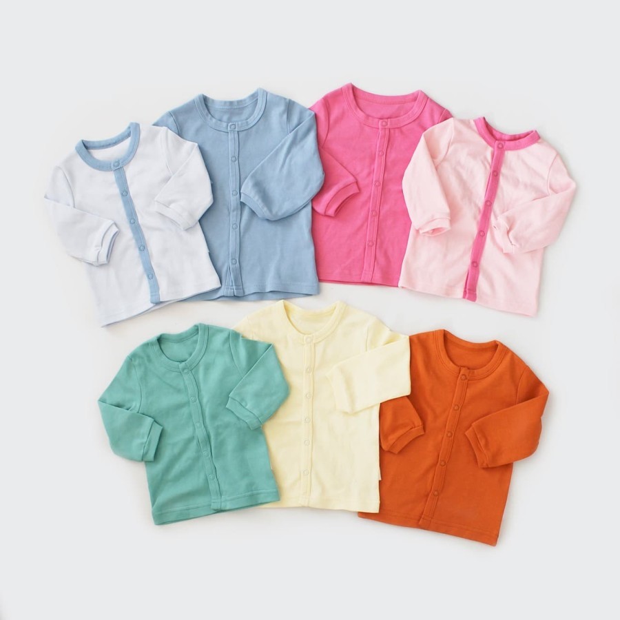 Baju Bayi Panjang Kancing Depan