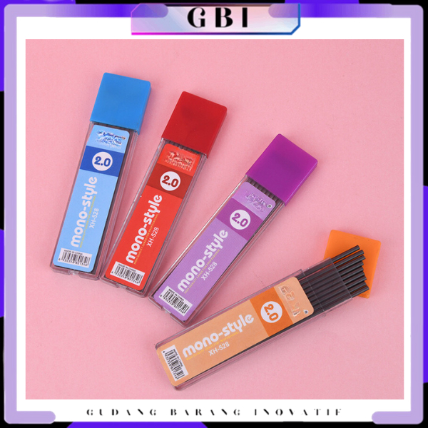 

GBI Isi Ulang Pensil Mekanik Isi 9 Pcs Refill Pensil Mekanik Cetek PREMIUM QUALITY Ukuran 2.0 Alat Tulis Sekolah Dan Kantor Mechanical Aesthetic Korea
