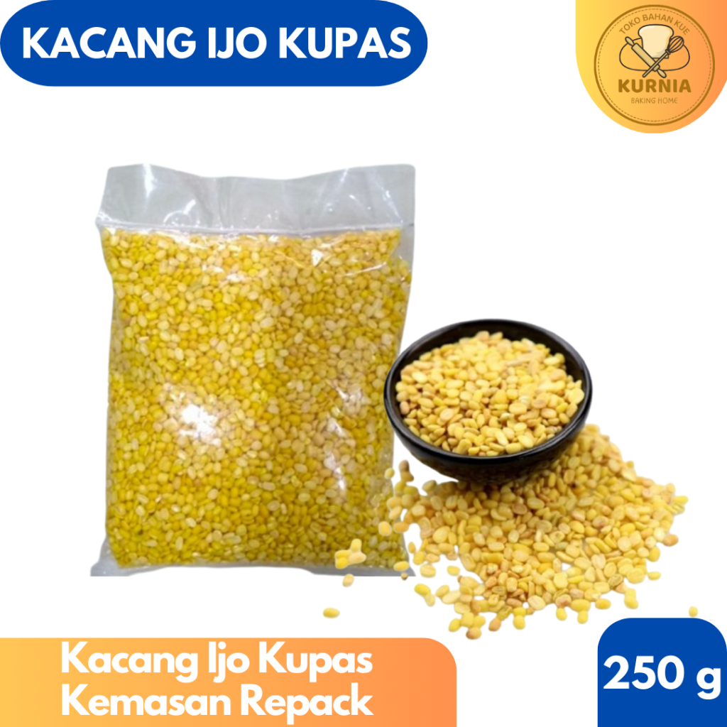 

KACANG IJO KUPAS KEMASAN REPACK 250 GRAM