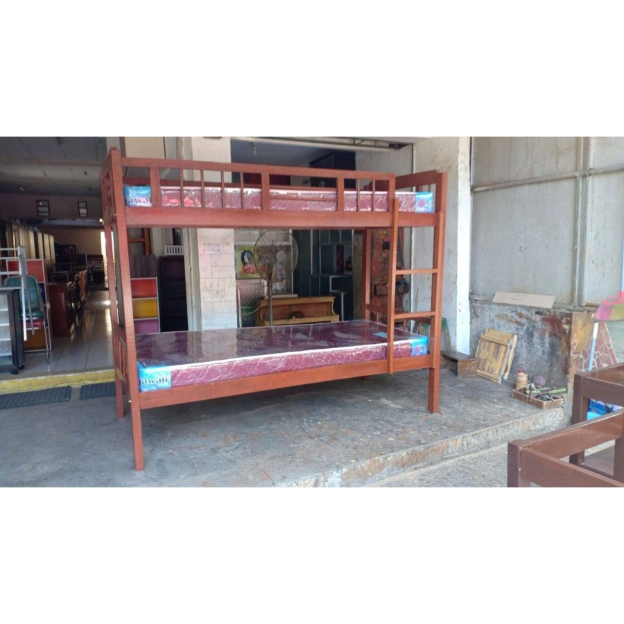 [ Luar Surabaya ] Dipan Susun / Divan Susun / Ranjang Susun / Tempat Tidur Susun Kayu Minimalis ( 90