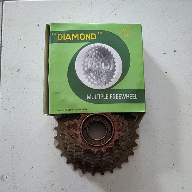 Gear Gir Freewheel 7 Speed Multiple Freewheel DIAMOND