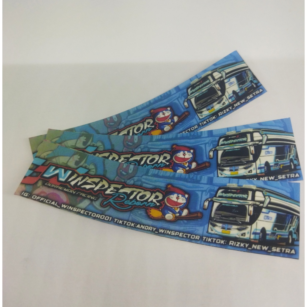 

stiker bis winspector asli dari po