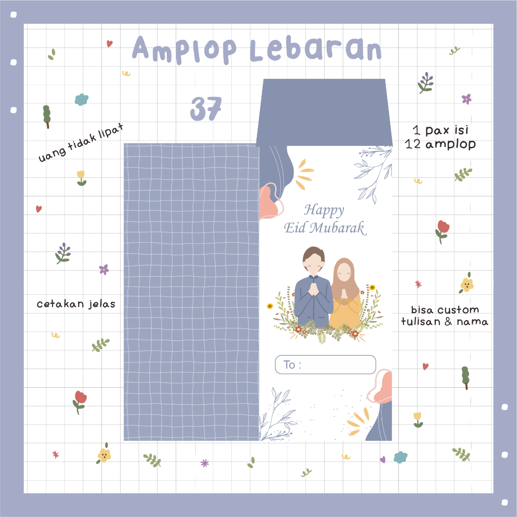 

Amplop lebaran custom nama amplop rilakkuma rilakuma