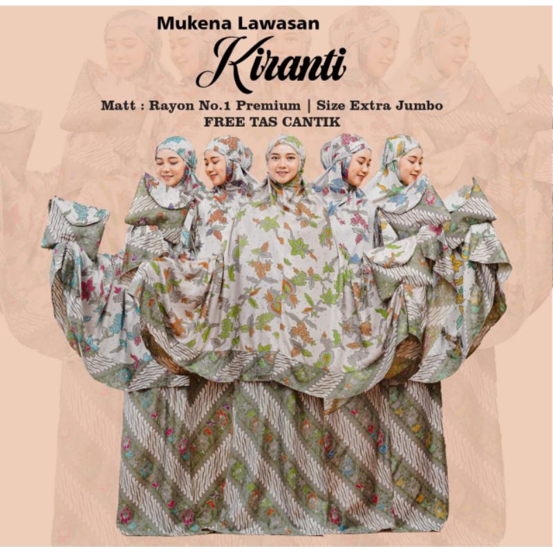 Mukena Batik Lawasan Premium Mukena Batik Sogan Mukena Batik Terbaru Matt Rayon Adem Terlaris