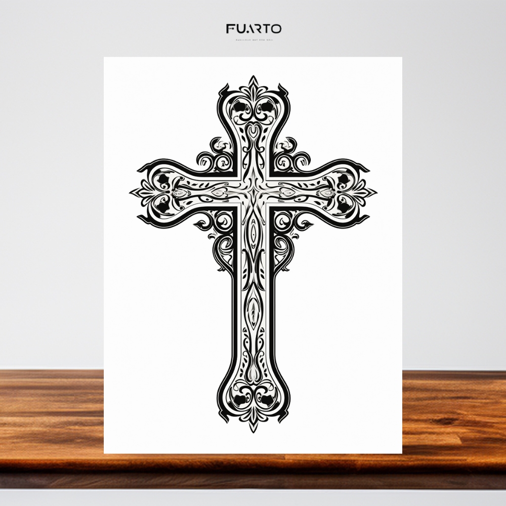 Wall Decor Pajangan Kayu Hiasan Dinding Religi Nasrani 30x40 12R - Fuarto Surabaya