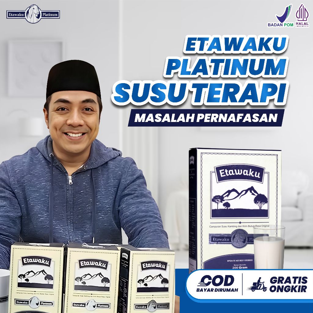 

Etawaku Platinum Susu Kambing Etawa Atasi Masalah Pernafasan Optimalkan Kepadatan Tulang dan Sendi