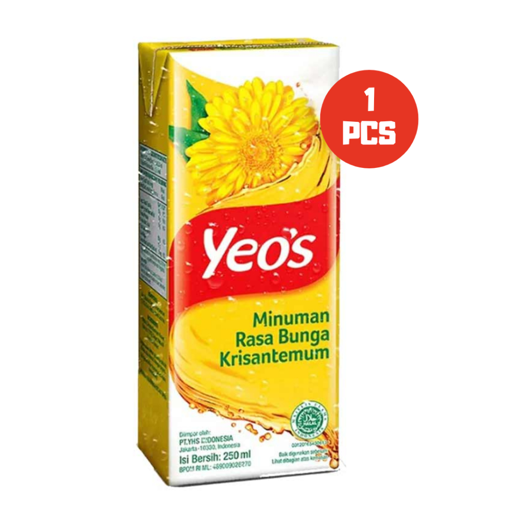 

YEO'S TEH BUNGA 250 ML YEOS CHRYSANTHEMUM MINUMAN RASA KRISANTEMUM 1 PCS