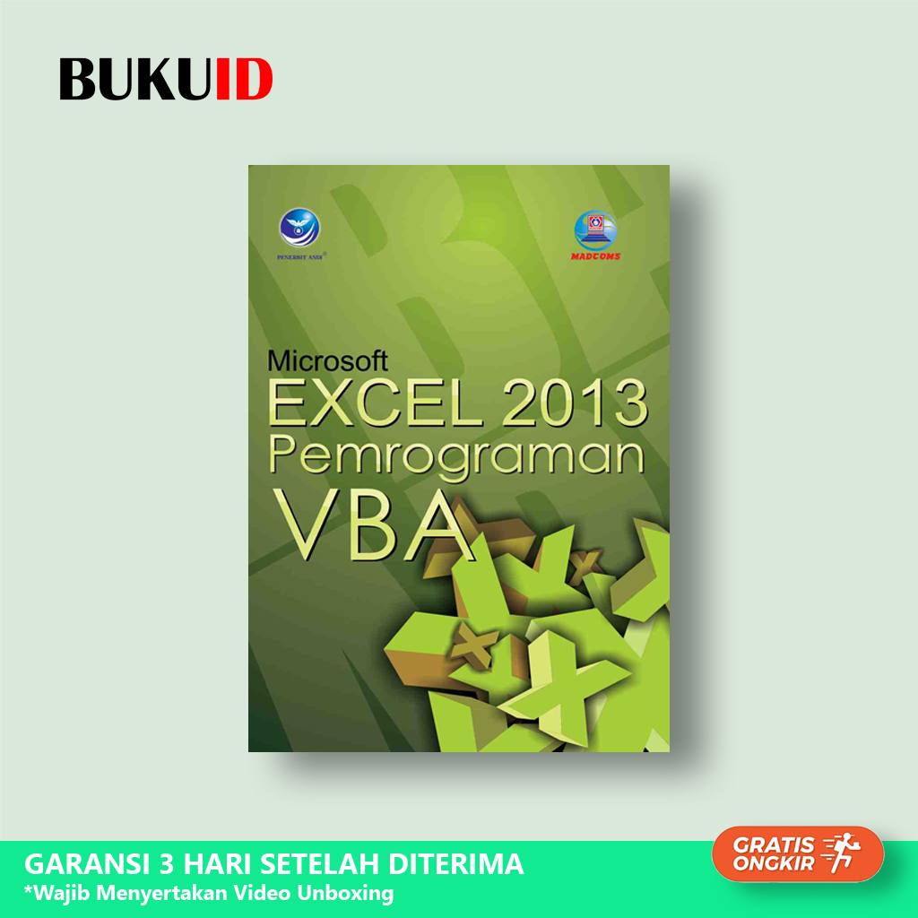 Buku Microsoft Excel 2013 Pemrograman VBA - Original
