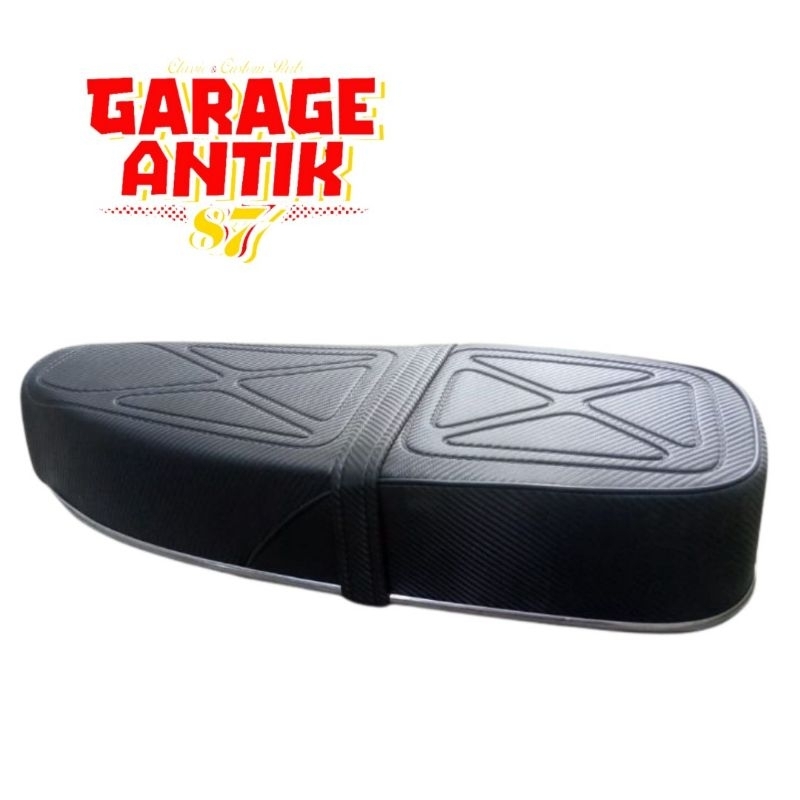 Jok c70 kulit pres jok pitung bekjul racing karbon anti gembos