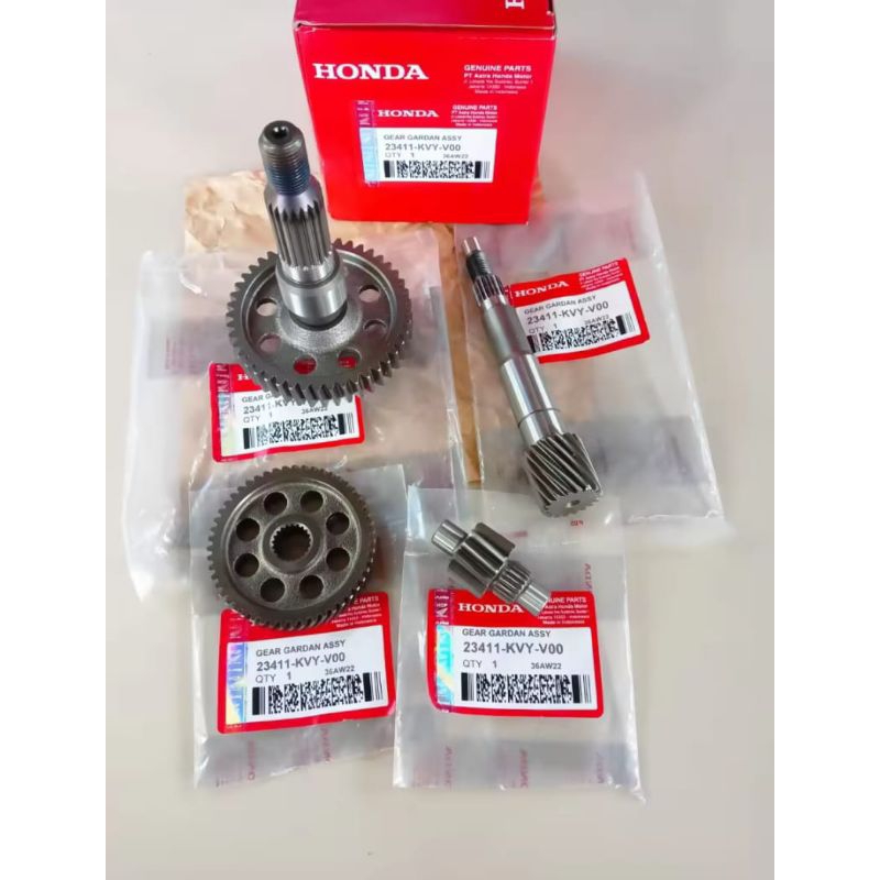 GIGI RASIO KOMPLIT KVY HONDA BEAT KARBU,SPACY KARBU,SCOOPY KARBU