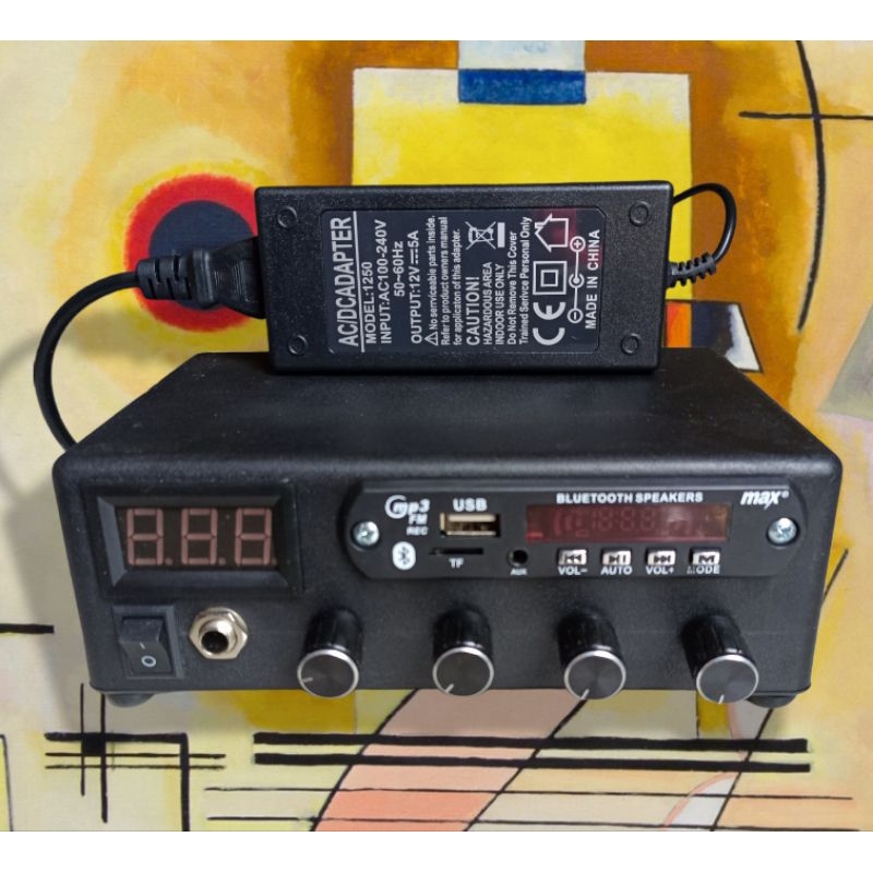 Power Mini Amplifier mini 12v bluetooth Trible Bass Volume Subwoofer, Ampli Rumahan