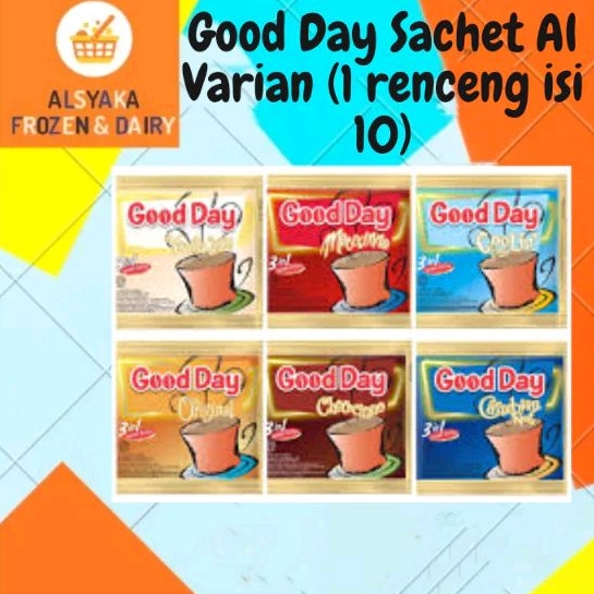 

Good Day Sachet All Varian ( 1 renceng isi 10)