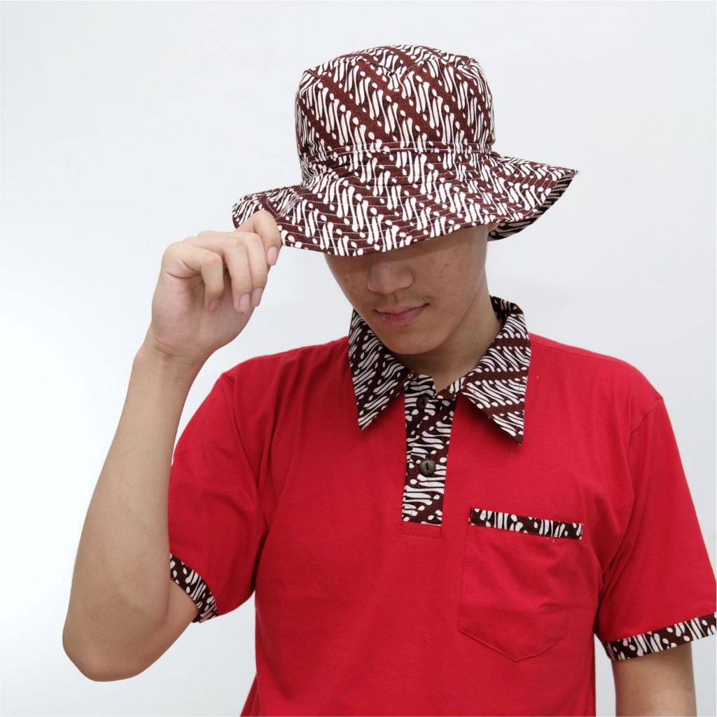 Topi Batik Unisex Ukuran Large Sari Jogja