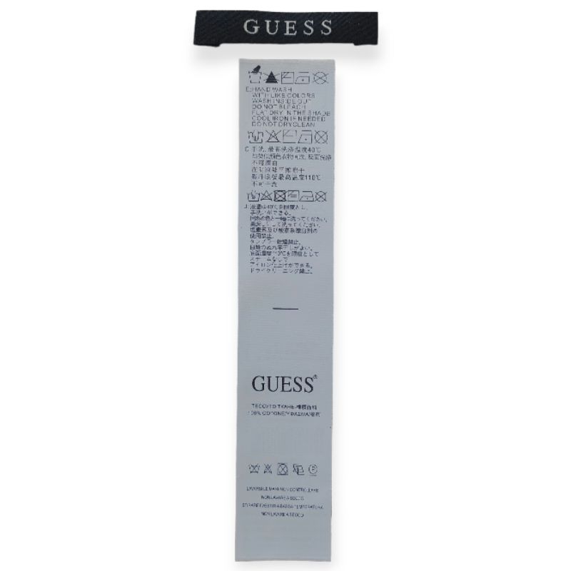 

TAG WASH GUESS HIGH QUALITY