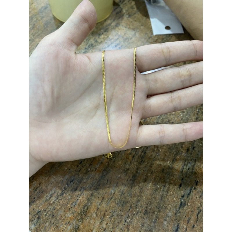 Kalung Variasi Cemet Polos Dewasa Kalung Emas Asli Kadar 700 dan 875