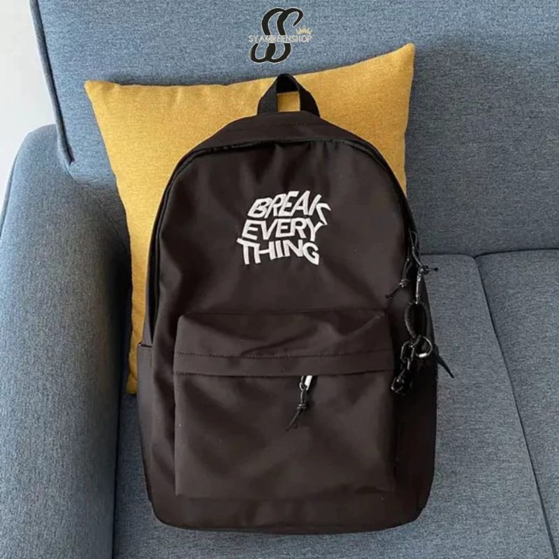 Tas ransel Break averithing TAS RANSEL SOO tas backpack unisex tas bagpack